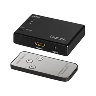 Inne akcesoria audio-wideo - LogiLink HD0042 przełącznik wideo HDMI - miniaturka - grafika 1