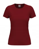 Koszulki i topy damskie - Koszulka damska T-shirt damski Classic-T ST2600 Stedman Bordeaux XXL - miniaturka - grafika 1