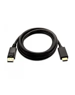 Kable komputerowe i do monitorów - V7 Kabel V7 DisplayPort 3m, Czarny V7DP2HD-03M-BLK-1E V7DP2HD-03M-BLK-1E - miniaturka - grafika 1