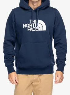 Bluza z kapturem The North Face Drew Peak Pullover Hoodie - summit navy - Bluzy sportowe męskie - miniaturka - grafika 1