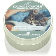 Świece - Kringle Candle Kittens & Cashmere świeczka typu tealight 42 g - miniaturka - grafika 1