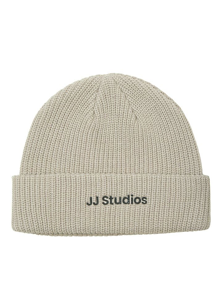 Jack & Jones Czapka beanie w kolorze beżowym