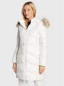 Kurtki damskie - Calvin Klein Kurtka puchowa K20K204953 Biały Regular Fit - miniaturka - grafika 1