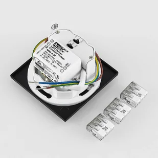 Molto Luce oprawa wpuszczana LED Wall 68 R Sina IP44 SQ, czarny - Oprawy, klosze i abażury - miniaturka - grafika 1