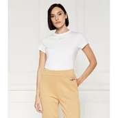 Koszulki i topy damskie - Calvin Klein T-shirt Slim Fit - miniaturka - grafika 1