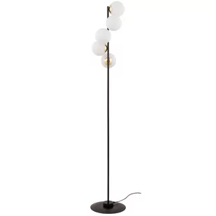 Lampa podłogowa do salonu Piano 50365 Sigma kule balls białe czarne - Lampy stojące - miniaturka - grafika 1