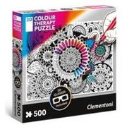 Powieści - Clementoni Puzzle 3D Colour Therapy Kwiaty - miniaturka - grafika 1