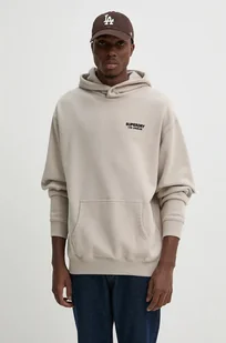 Superdry bluza męska kolor beżowy z kapturem z nadrukiem M2013726A-7MO - Bluzy męskie - miniaturka - grafika 1