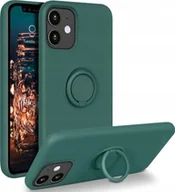 Etui i futerały do telefonów - OEM Etui Silicon Ring do Iphone 11 zielony - miniaturka - grafika 1