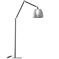 Lampy stojące - Nowoczesna lampa podłogowa Zyta AZ1849+AZ2593 Azzardo ruchoma czarna aluminium - miniaturka - grafika 1