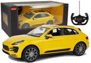 Zabawki zdalnie sterowane - Rastar Auto R/C Porsche Macan 1:14 Żółte na pilota 6010 - miniaturka - grafika 1