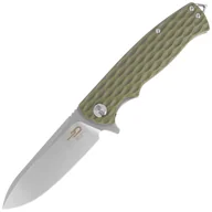 Noże - Nóż składany Bestech Grampus Olive G10, Stonewashed / Satin D2 (BG02B) - miniaturka - grafika 1