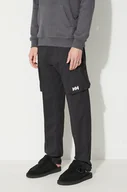 Spodnie sportowe męskie - Helly Hansen spodnie outdoorowe Move QD 2.0 kolor czarny 53978-597 - miniaturka - grafika 1