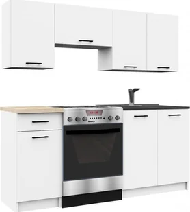 Fabryka Mebli Akord MEBLE KUCHENNE ZESTAW OLIWIA 1.8M BIAŁY - Meble kuchenne - miniaturka - grafika 1