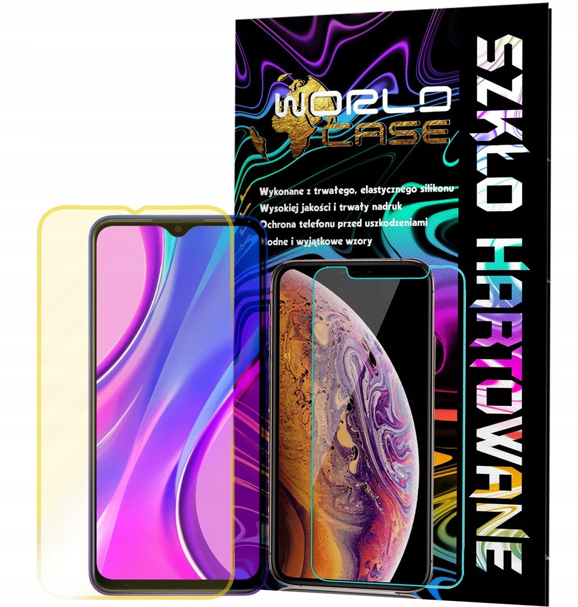 SZKŁO HARTOWANE DO XIAOMI REDMI 9 / 9A / 9AT NA EKRAN SZKIEŁKO OCHRONNE