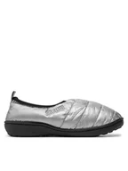 Kapcie męskie - Subu Kapcie Packable F-Line Srebrny - miniaturka - grafika 1