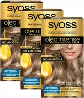 Farby do włosów i szampony koloryzujące - 3X Farba Do Włosów Beżowy Blond Bez Amoniaku Syoss - miniaturka - grafika 1