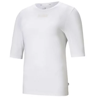 Koszulki i topy damskie - Puma, Koszulka damska, Modern Basics Tee biała 585929 02, rozmiar L - grafika 1