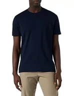 Koszulki męskie - United Colors of Benetton Męski T-shirt 3zqtu1040, ciemnoniebieski 016, średni - miniaturka - grafika 1