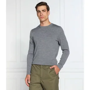 Calvin Klein Wełniany sweter Regular Fit - Swetry męskie - miniaturka - grafika 1