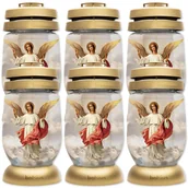 Lampiony i znicze - Znicze Bolsius 3S 17 Anioł złoty wkłady 36h 1,5 dnia 6 sztuk - miniaturka - grafika 1