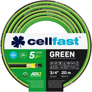 Wąż ogrodowy 5 warstwowy GREEN ATS2 TM 3/4" 20 mb NOWOŚĆ - Węże ogrodowe i zraszacze - miniaturka - grafika 1
