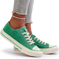 Trampki damskie - Niskie Trampki Damskie Big Star NN274268 Zielone 41 - miniaturka - grafika 1