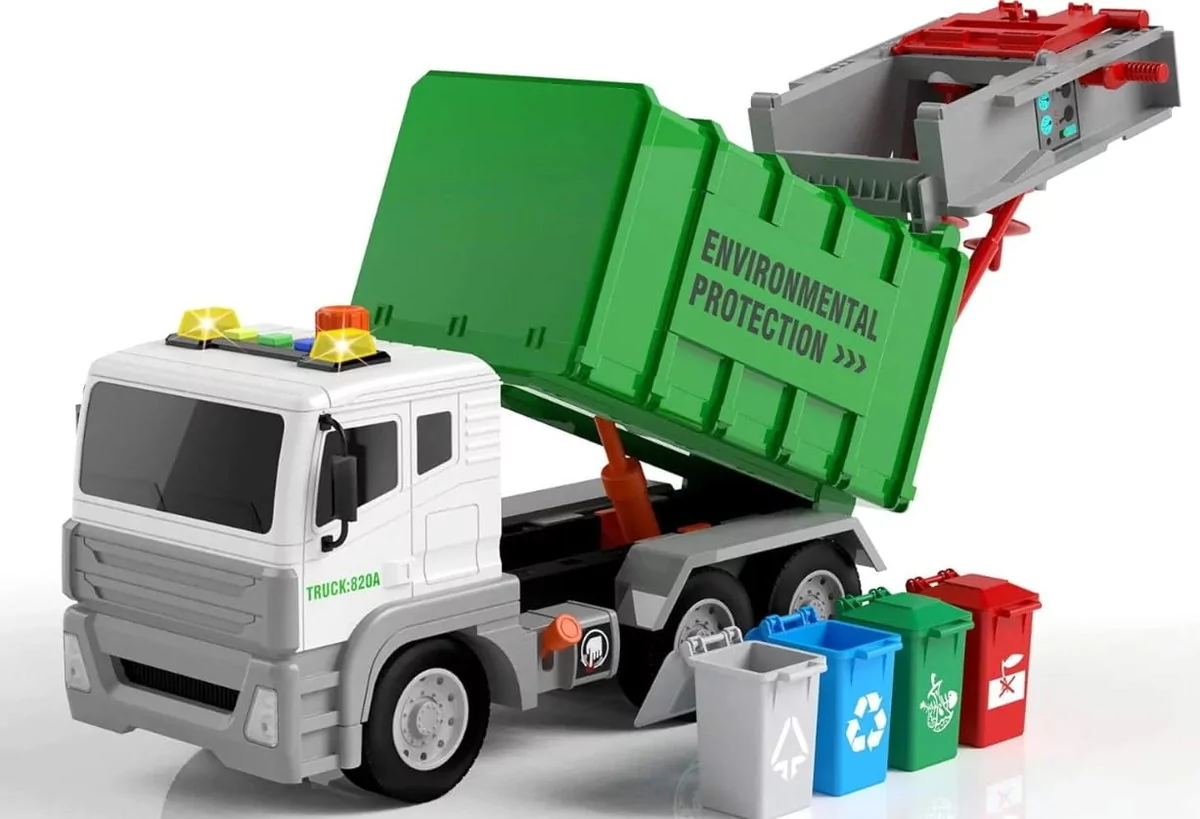 ŚMIECIARKA Duża Ciężarówka Segregacja Śmieci