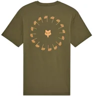 Koszulki męskie - t-shirt FOX WINNERS CIRCLE PREMIUM TEE OLIVE GREEN - miniaturka - grafika 1