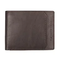 Portfele - TOM TAILOR Męski portfel Sam (format dżinsowy), ciemny brąz, jeden rozmiar, Dark Brown, jeden rozmiar - miniaturka - grafika 1