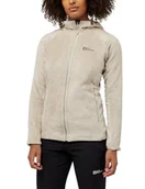 Kurtki damskie - Jack Wolfskin Damska kurtka polarowa Rotwand Hooded Fz W - miniaturka - grafika 1