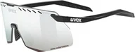 Okulary przeciwsłoneczne - Uvex Pace Stage s CV - sportowe okulary przeciwsłoneczne czarny mat/mirror silver, colorvision® dla kontrastu, supravision® anti-fog, 100% ochrona UV, idealne dla wąskich twarzy - miniaturka - grafika 1