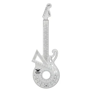linijka ROCKSTAR GUITAR - Linijki, ekierki - miniaturka - grafika 1