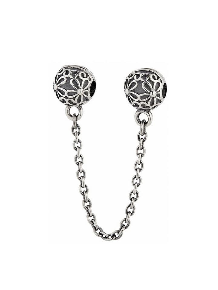 CHARM'S Srebrny łańcuszek zabezpieczający