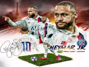 PODKŁADKA POD MYSZ Nadruk 22x18 cm Neymar JR PSG Autograf Podpis Prezent - Podkładki pod mysz PODKŁADKA POD MYSZ Nadruk 22x18 cm Neymar JR PSG Autograf Podpis Prezent - Podkładki pod mysz - miniaturka - grafika 1