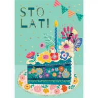 Kartki okolicznościowe i zaproszenia - Henry Karnet A5 Porcja Tortu - miniaturka - grafika 1