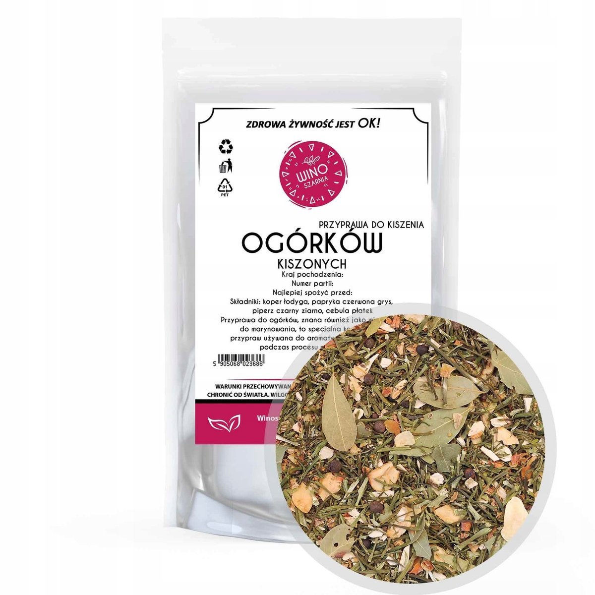 Przyprawa do kiszenia ogórków kiszonych - 500g