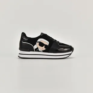 Damskie Sneakersy KARL LAGERFELD VELOCITA II KARL NFT LO LACE KL61930N-300 – Czarny - Sneakersy damskie - miniaturka - grafika 1