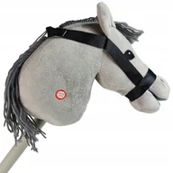 Maskotki i pluszaki - HOBBY HORSE KOŃ NA KIJU patyku GŁOWA KONIA pluszowa konik DŹWIĘKI dziecko - miniaturka - grafika 1