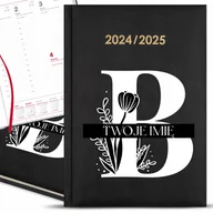 Notesy i bloczki - KALENDARZ NAUCZYCIELSKI 2024/2025 Prezent Dla Nauczyciela INICJAŁ IMIĘ Wz - miniaturka - grafika 1