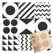 Szablony malarskie - Nakleo szablon malarski (6 szt.) // płytki - kafelki // TAROUCA - 15x15cm - miniaturka - grafika 1