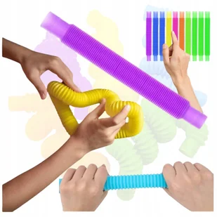 Rurka Tuba Sensoryczna POP IT 1 SZTUKA Edukacyjna Kreatywna 1 SZTUKA - Zabawki sensoryczne - miniaturka - grafika 1