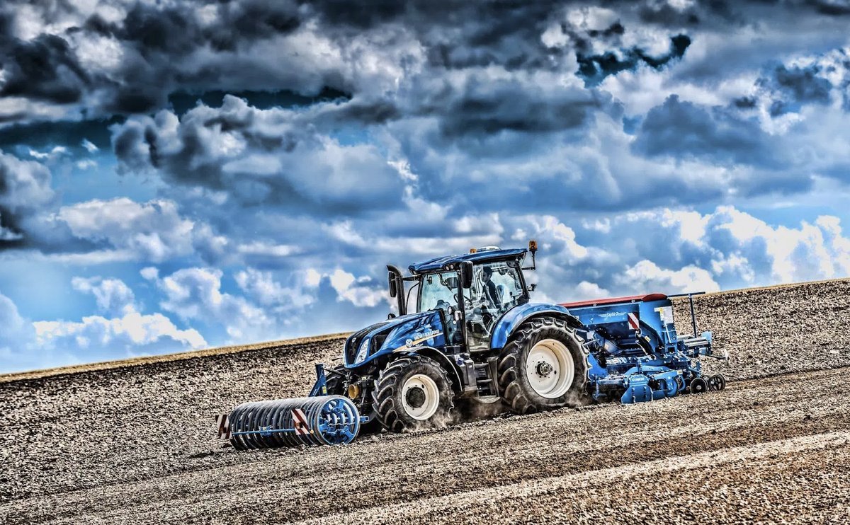 PUZZLE Rolnictwo Traktor New Holland + IMIĘ Pudełko 120 el.