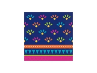 Dekoracje i nakrycia stołu na imprezę - Serwetki Boho Fiesta - 33 cm - 20 szt. - miniaturka - grafika 1