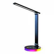 Lampy stojące - Lampka Biurkowa Bruno Black 5W LED RGB - miniaturka - grafika 1