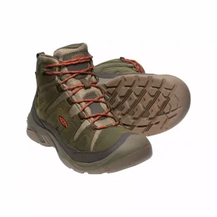 Buty trekkingowe męskie KEEN CIRCADIA MID WP - Buty trekkingowe męskie - miniaturka - grafika 2