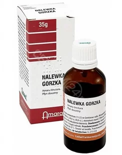 AMARA Krople gorzkie Nalewka Gorzka 35 g Amara - Układ pokarmowy - miniaturka - grafika 1