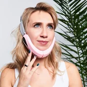 Masażery - Elektryczny masażer do twarzy ze światłem LED do poprawy owalu twarzy Yeye - miniaturka - grafika 1