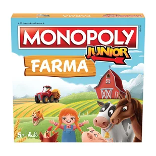 Winning Moves Monopoly Junior, Farma - Gry planszowe - miniaturka - grafika 1