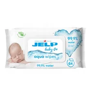 Chusteczki nawilżane - JELP Aqua Wipes chusteczki nawilżane 99.9% wody 64szt - miniaturka - grafika 1